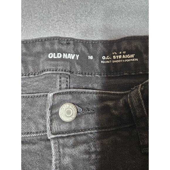 Old Navy Shorts Womens 16 High Rise O.G. Straight Secret Smooth Pockets - Picture 3 of 7